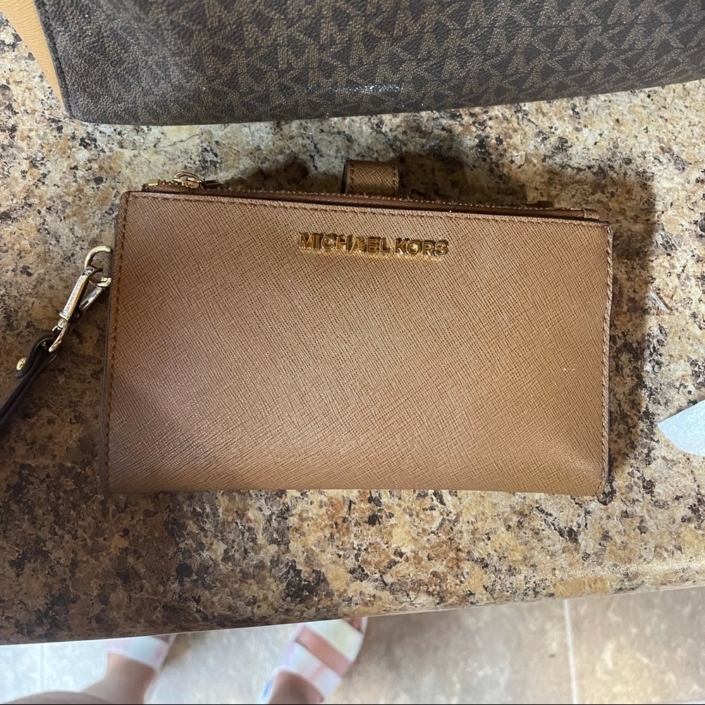 Michael Kors Double-Zip Wristlet